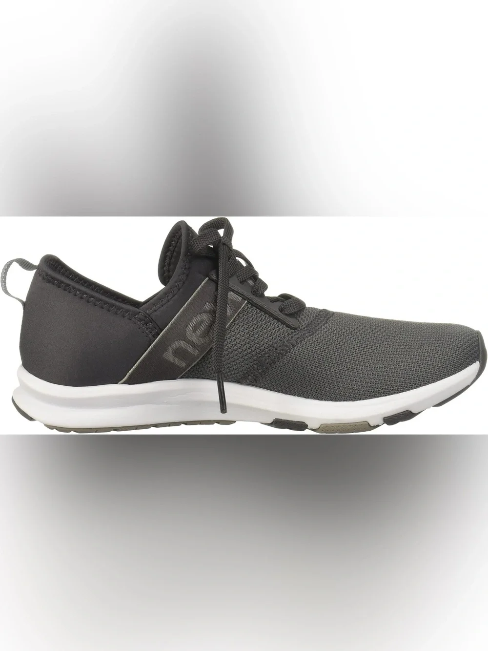 New Balance Women’s Dark Gray Knit Lace-Up Sneakers